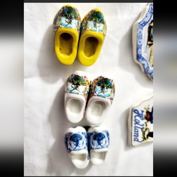 :* Lot of 5 new holland Netherlands refrigerator Magnets clogs and plates - Picture 4 of 6